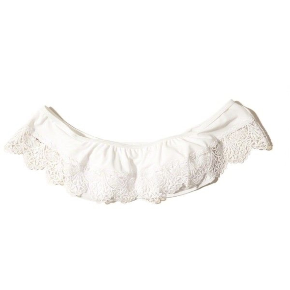 Hollister Lace Trim Off the Shoulder Bikin…